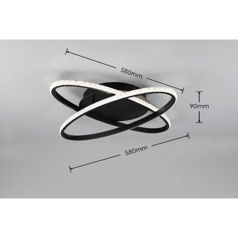 RL Lampa natynkowa LED LANE R67802132 czarny