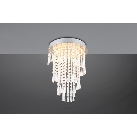 RL Lampa natynkowa LED POMP R67341106 srebrny i odcienie srebra
