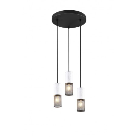 Trio Lampa wisząca nowoczesna TOSH 304330334 czarny, biały