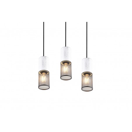 Trio Lampa wisząca nowoczesna TOSH 304330334 czarny, biały