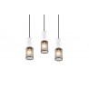 Trio Lampa wisząca nowoczesna TOSH 304330334 czarny, biały