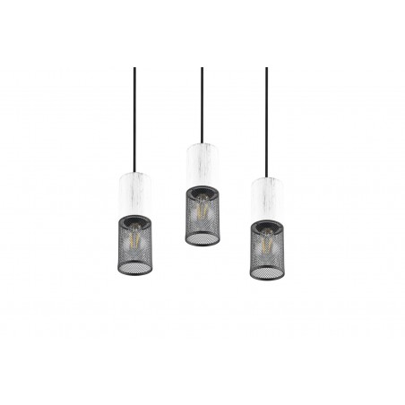 Trio Lampa wisząca nowoczesna TOSH 304330334 czarny, biały