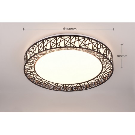 RL Lampa natynkowa LED CLUSTER R67321102 czarny