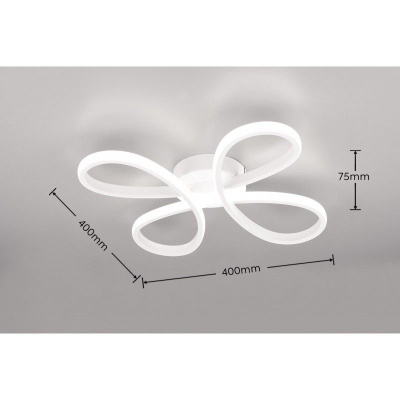 Trio Lampa natynkowa LED FLY 645610131 biały