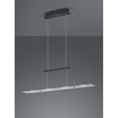 RL Lampa wisząca LED nowoczesna MILOS R32004132 czarny
