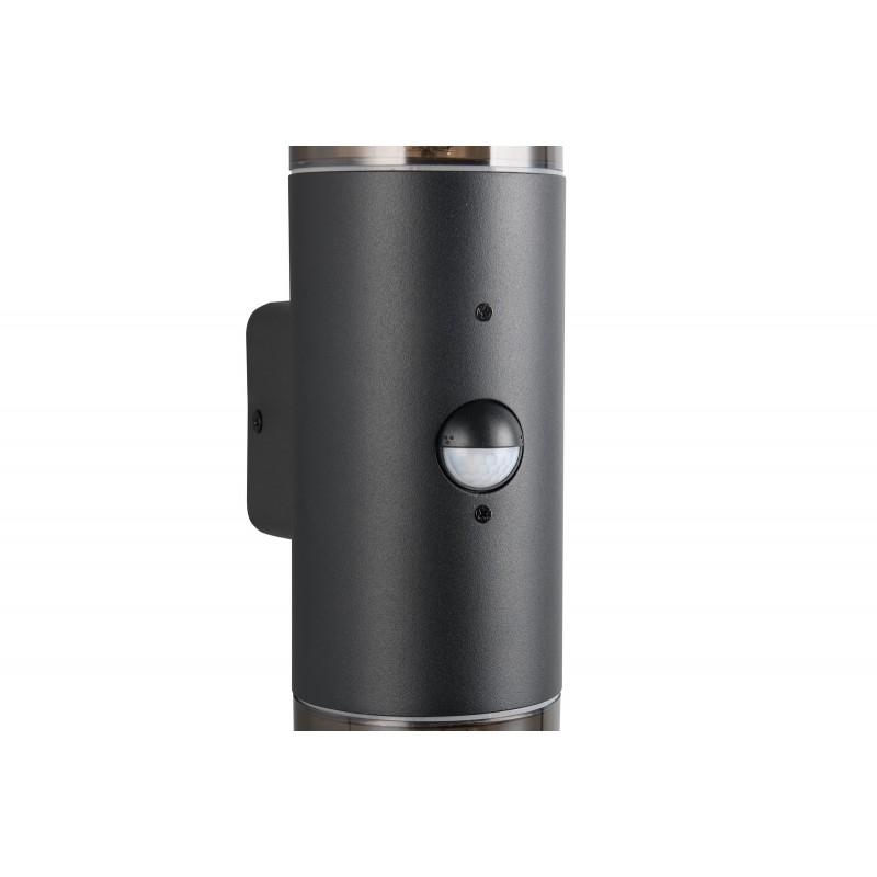 Trio Lampa zewnętrzna ścienna HOOSIC - CZUJNIK RUCHU 222260232 czarny