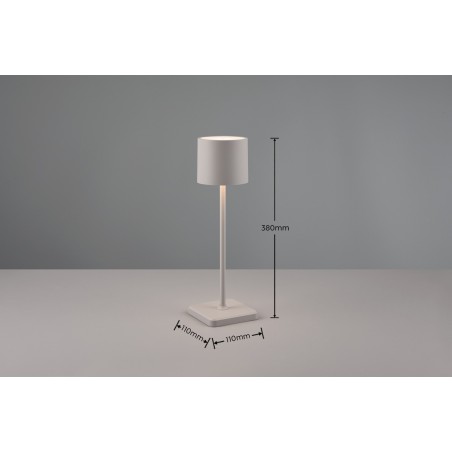 RL Lampa zewnętrzna przenośna FERNANDEZ R54096177 szary i odcienie szarości