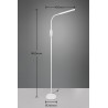 RL Lampa podłogowa TORO R47641101 biały