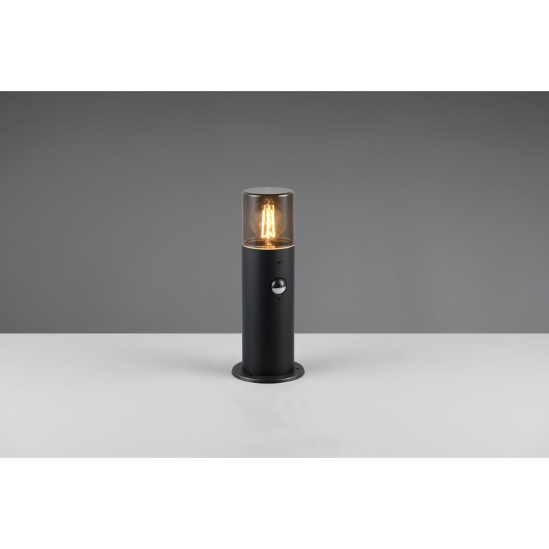 Trio Lampa zewnętrzna stojąca HOOSIC - CZUJNIK RUCHU 522260132 czarny