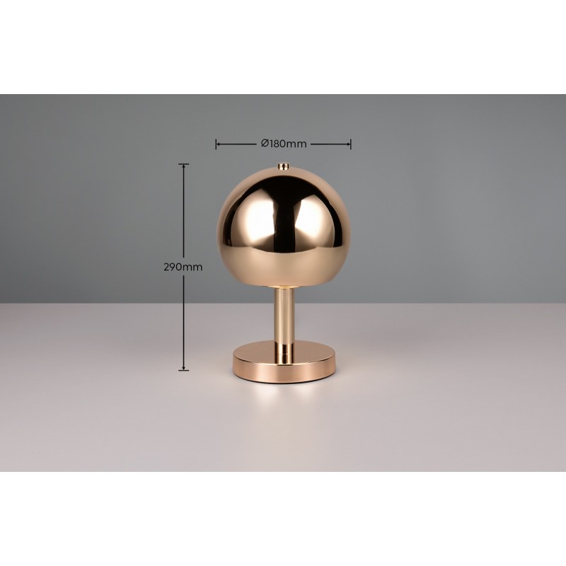 Trio Lampa stołowa BOCCIA 519300103 złoty i odcienie złota