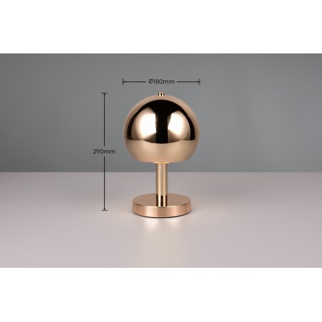 Trio Lampa stołowa BOCCIA 519300103 złoty i odcienie złota