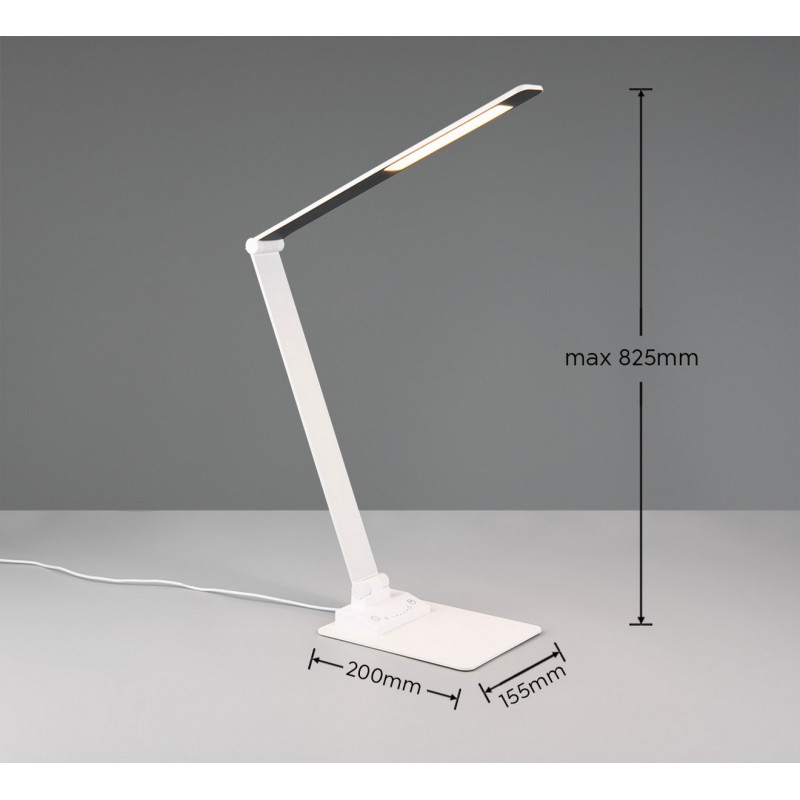 Trio Lampa biurkowa TRAVIS 545310131 biały