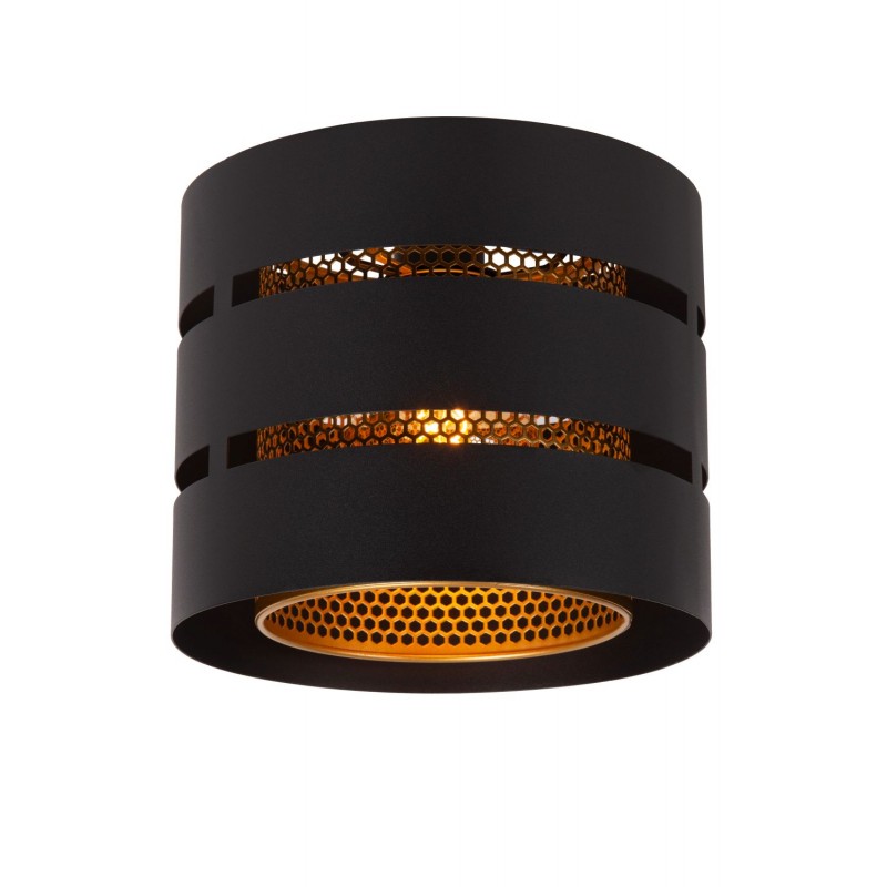 Lucide Lampa natynkowa ROSAS 21133/01/30 czarny, złoty i odcienie złota