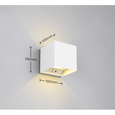 RL Kinkiet TALENT - CZUJNIK RUCHU R27759131 biały