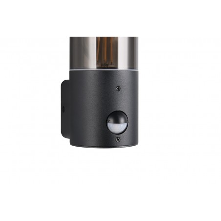 Trio Lampa zewnętrzna ścienna HOOSIC - CZUJNIK RUCHU 222260132 czarny