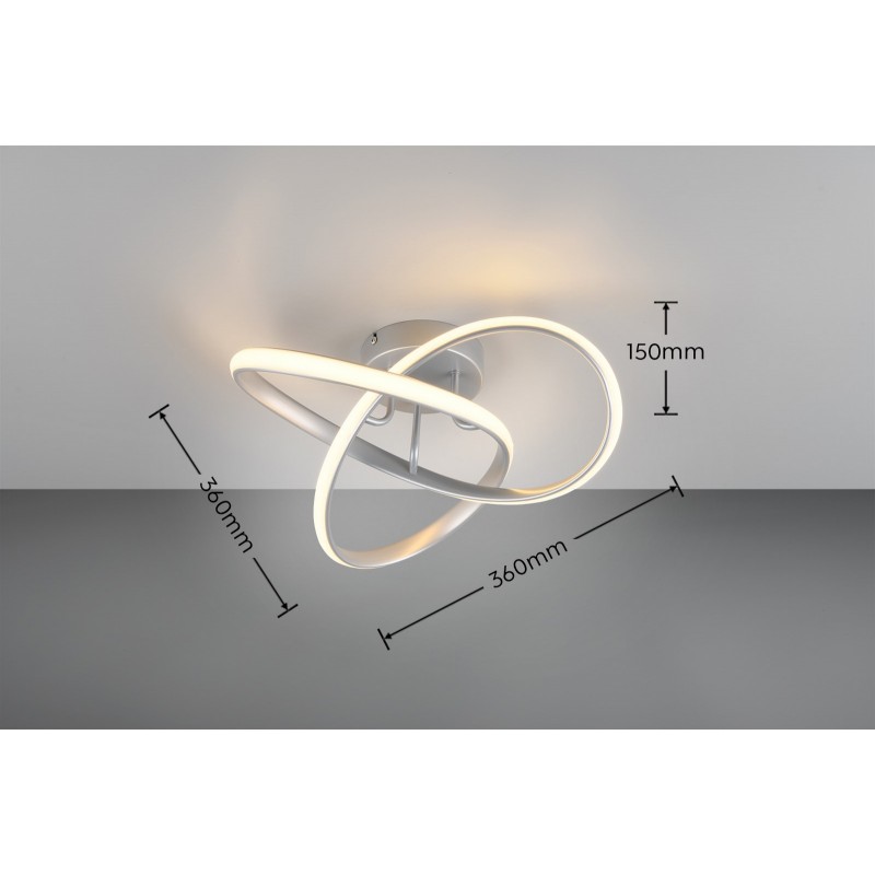 RL Lampa natynkowa LED MEO R62101187 srebrny i odcienie srebra