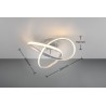 RL Lampa natynkowa LED MEO R62101187 srebrny i odcienie srebra