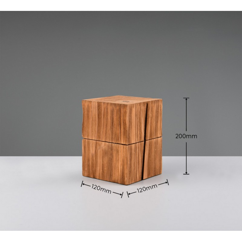 Trio Lampa stołowa TREASURE 514110130 drewno jasne i ciemne