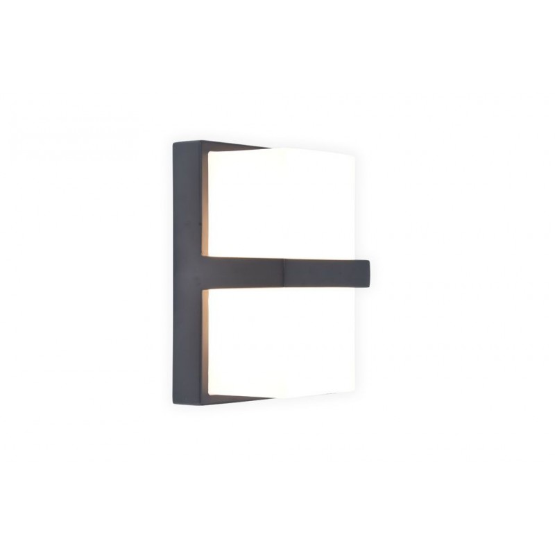 Lutec Lampa zewnętrzna ścienna STELA  5197401118 szary i odcienie szarości