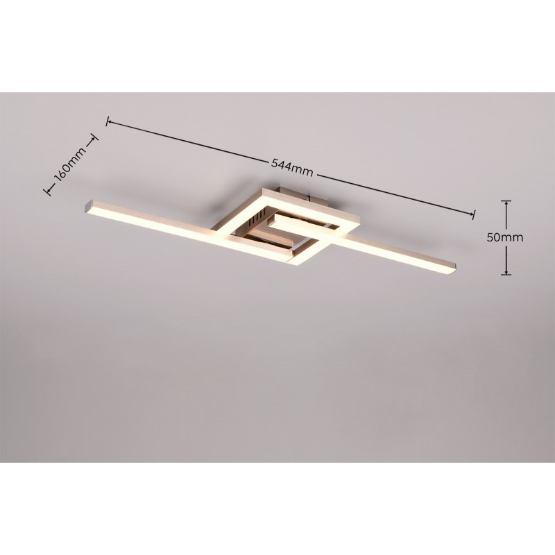 RL Lampa natynkowa LED VIALE R67303107 srebrny i odcienie srebra