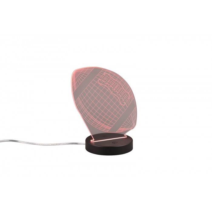 RL Lampa stołowa FOOTBALL R52821132 czarny