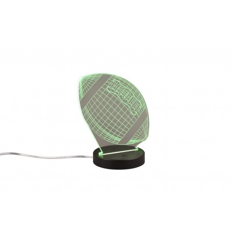 RL Lampa stołowa FOOTBALL R52821132 czarny