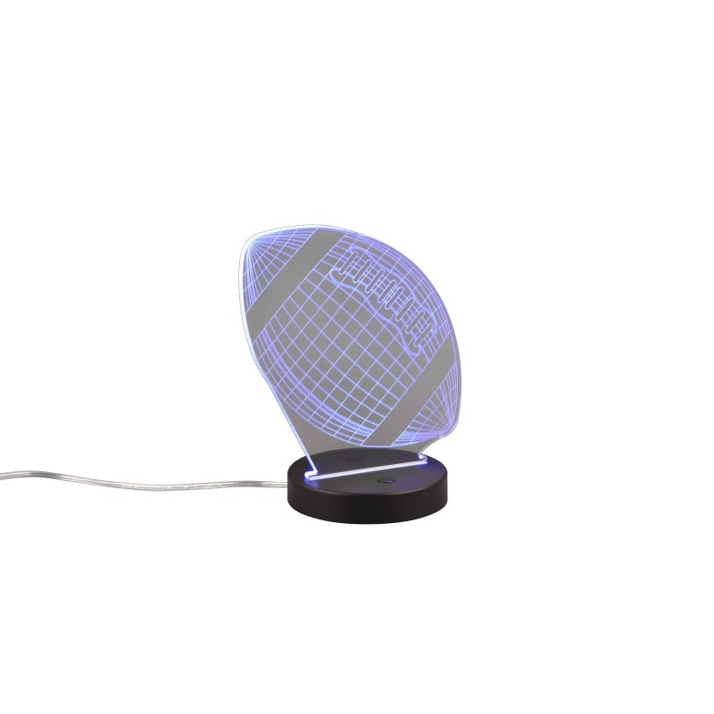 RL Lampa stołowa FOOTBALL R52821132 czarny