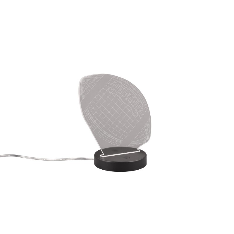 RL Lampa stołowa FOOTBALL R52821132 czarny