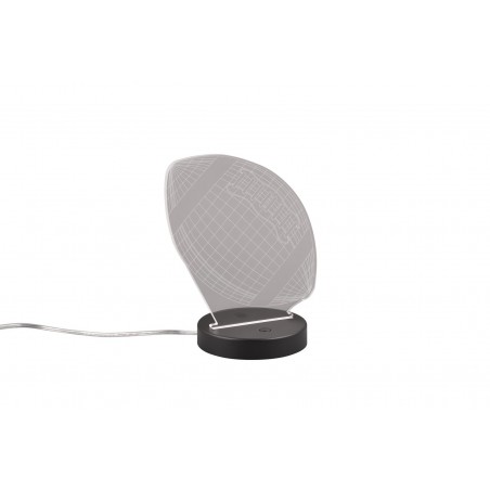 RL Lampa stołowa FOOTBALL R52821132 czarny