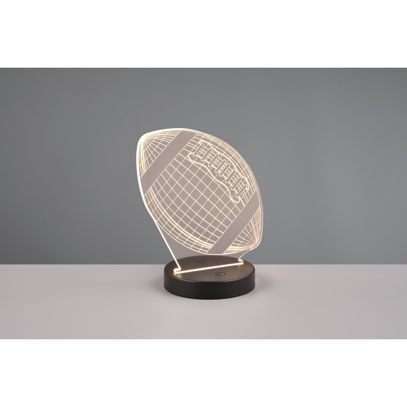 RL Lampa stołowa FOOTBALL R52821132 czarny