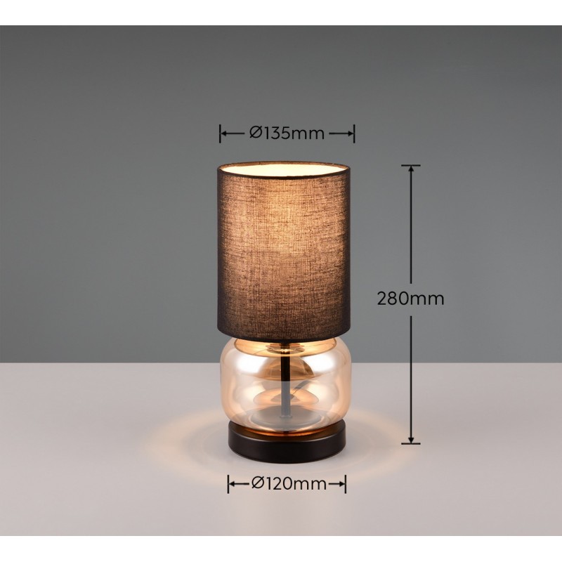 Trio Lampa stołowa ELIO 517800113 czarny