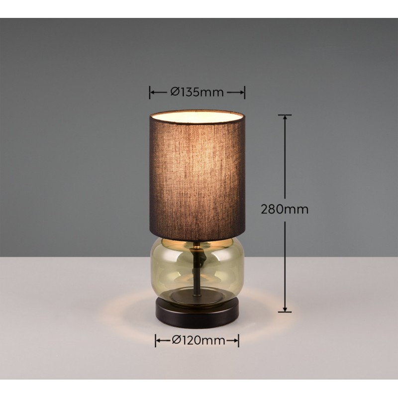 Trio Lampa stołowa ELIO 517800115 czarny