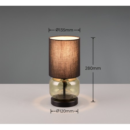 Trio Lampa stołowa ELIO 517800115 czarny
