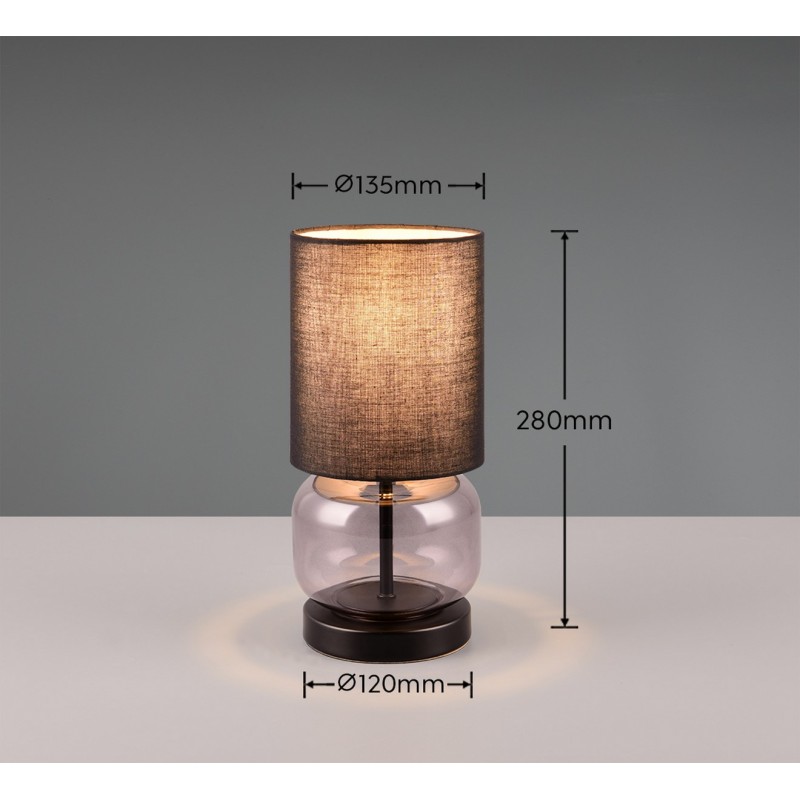 Trio Lampa stołowa ELIO 517800154 czarny