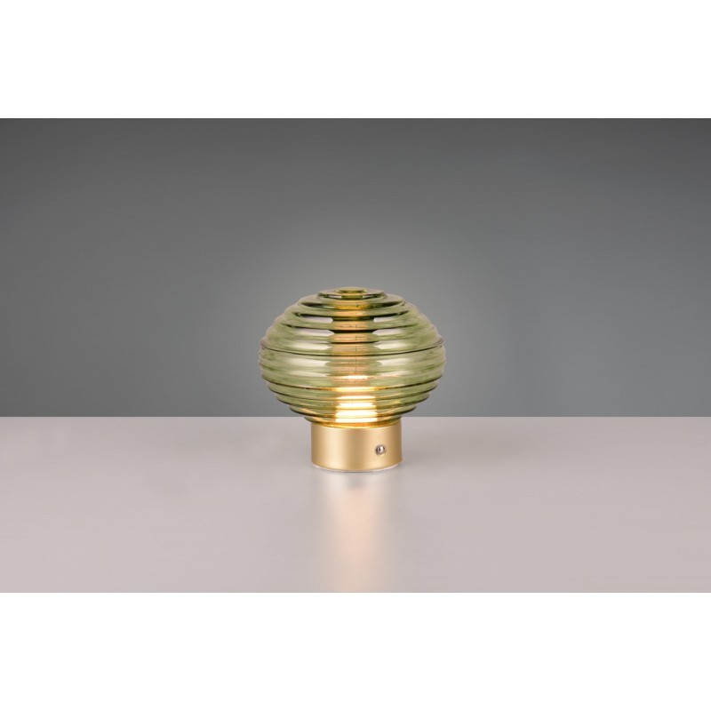 RL Lampa stołowa EARL R57771115 złoty i odcienie złota, zielony