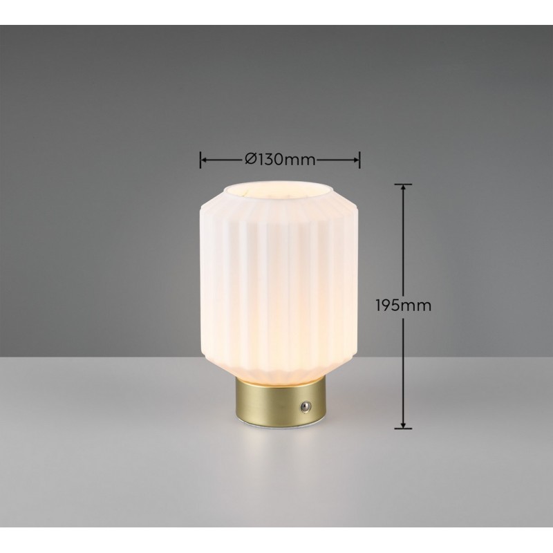 RL Lampa stołowa LORD R57761101 złoty i odcienie złota