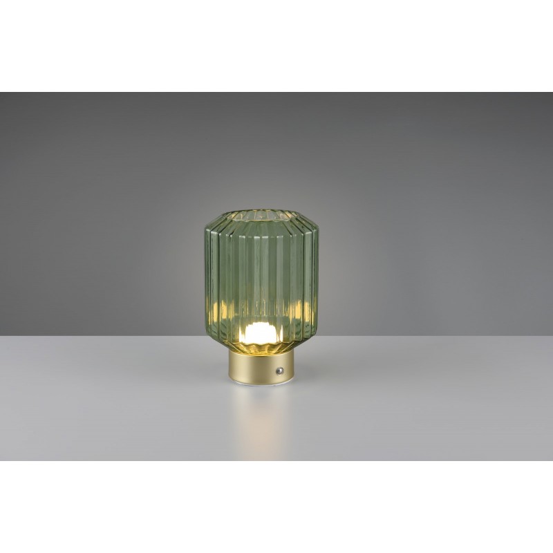 RL Lampa stołowa LORD R57761115 złoty i odcienie złota, zielony