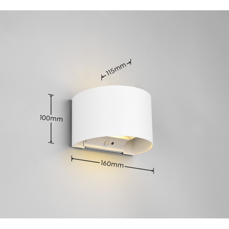 RL Kinkiet TALENT - CZUJNIK RUCHU R27769131 biały