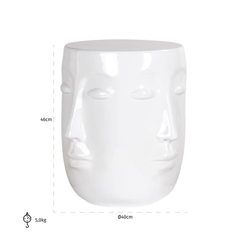 RICHMOND stolik CHRISTY biały