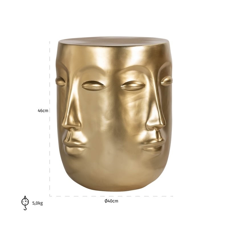 RICHMOND stolik CHRISTY złoty