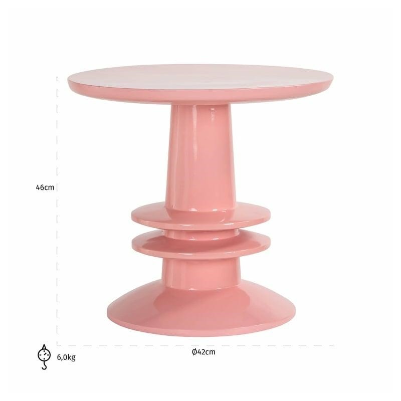 RICHMOND stolik JOSY różowy