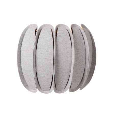 Lucide Kinkiet SPENCER 34245/01/36 szary i odcienie szarości, czarny