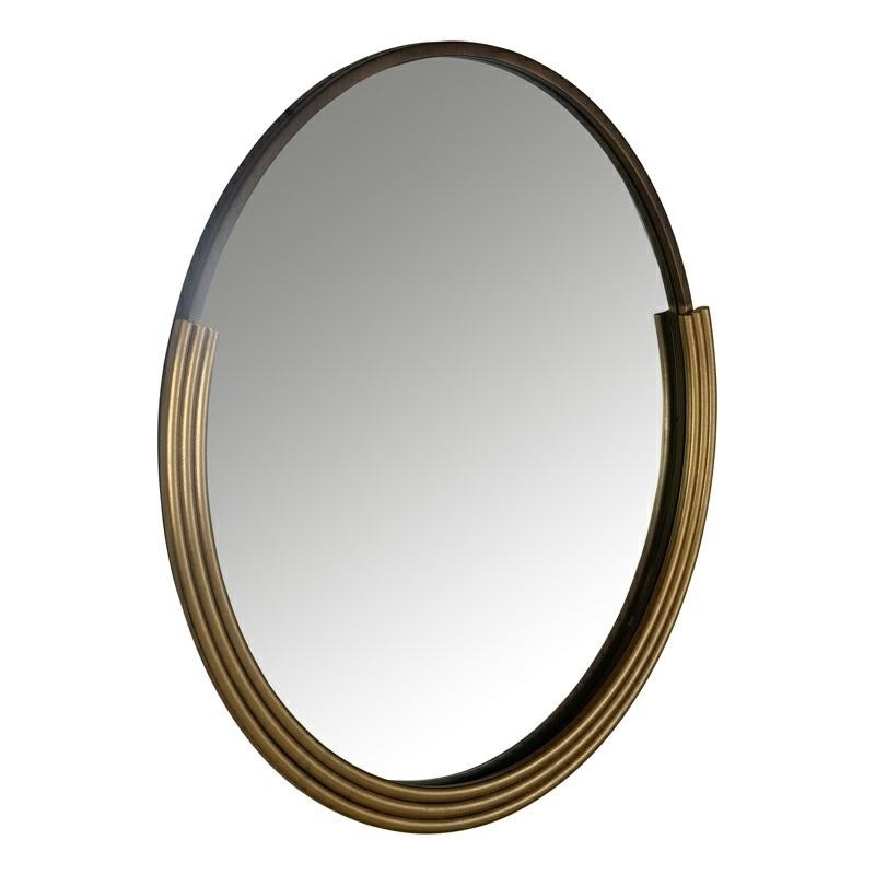 RICHMOND lustro ścienne AFTON L - szczotkowane złoto