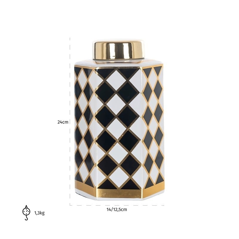 RICHMOND pojemnik ozdobny/wazon PIP SMALL