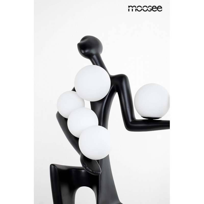 MOOSEE lampa podłogowa HUMAN DREAMER czarna