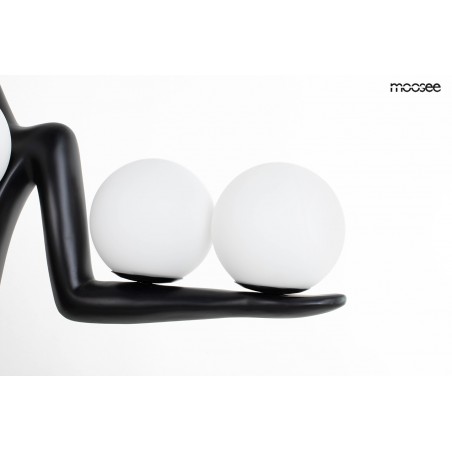 MOOSEE lampa podłogowa HUMAN DREAMER czarna