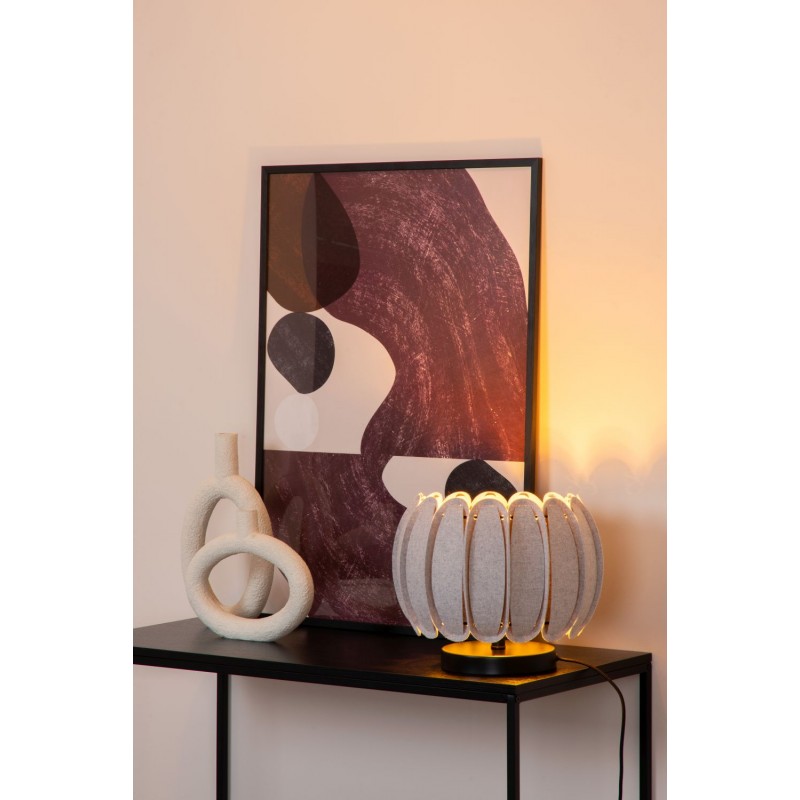 Lucide Lampa stołowa SPENCER 34545/81/36 szary i odcienie szarości, czarny