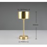 RL Lampa stołowa JEFF R59151108 złoty i odcienie złota