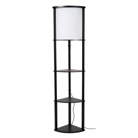 Lucide Lampa podłogowa MENNO 44798/81/30 czarny, beżowy