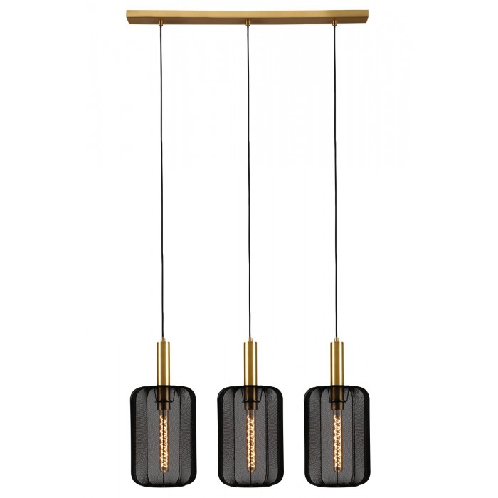 Lucide Lampa wisząca nowoczesna CORINA 03447/03/30 czarny, złoty i odcienie złota